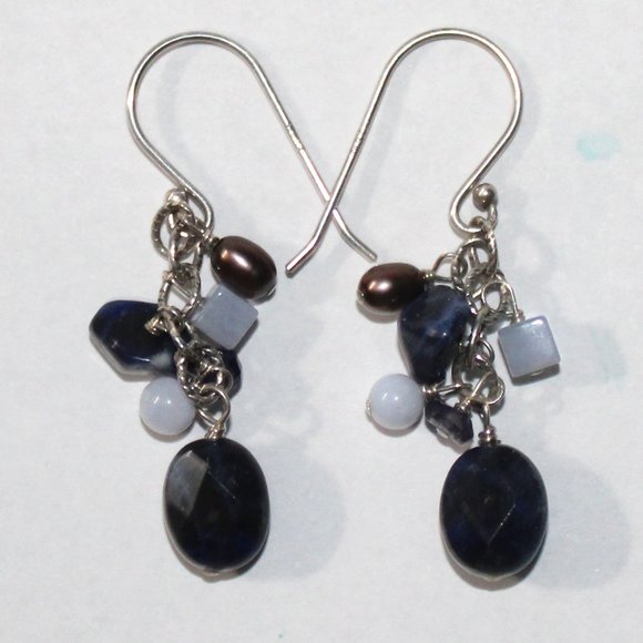 Silpada Jewelry - Sterling Silver Silpada Sodalite Dangle Earrings
